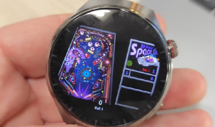 3D Pinball Space Cadet for watches with HarmonyOS and WearOS