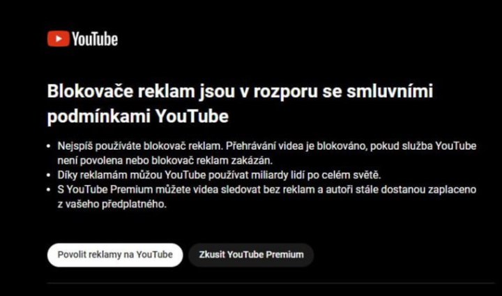 How to bypass “Ad blockers are not allowed on YouTube”?